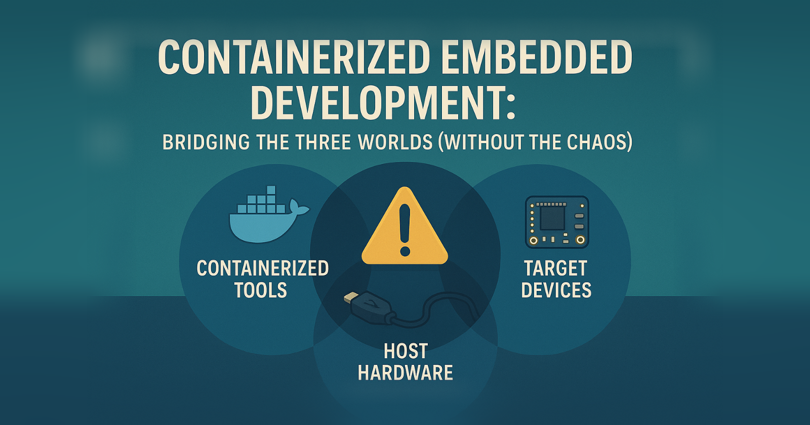 Containerized Embedded Development: Bridging the Three Worlds (Without the Chaos)