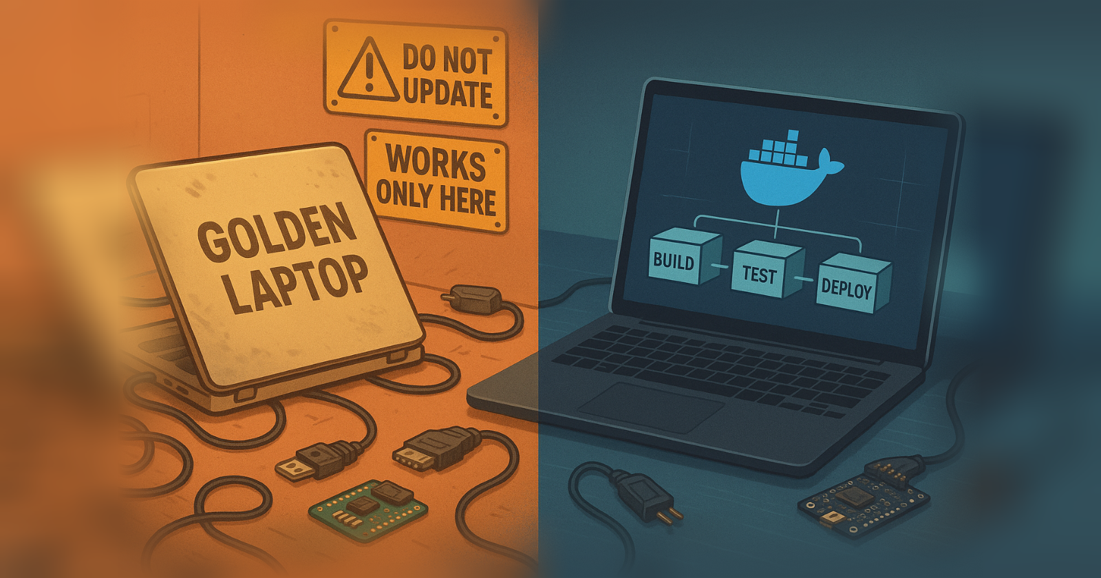 Reproducible Embedded Environments with Containers